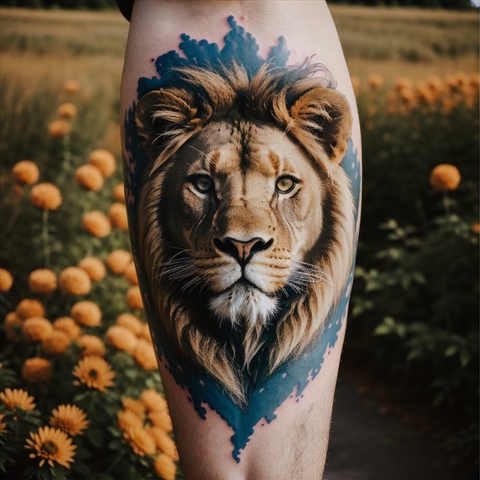 Significations des Tatouages de Lion