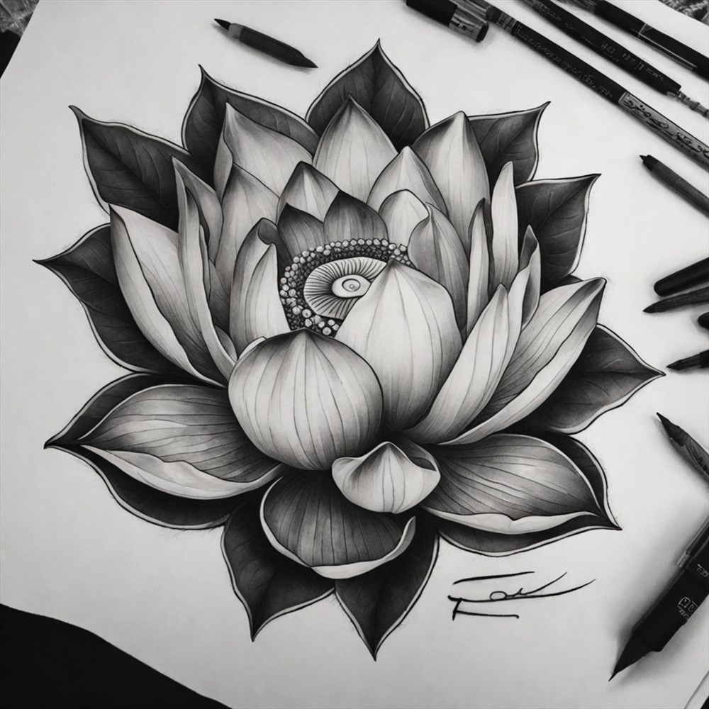 Significations des Tatouages de Lotus